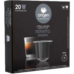 CAFE ORIGEN RISTRETTO COMPAT NESPRESSO P/20 UD
