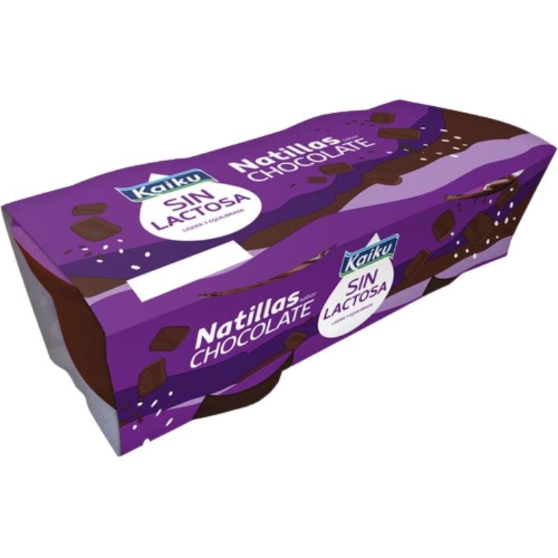 KAIKU NATILLA CHOCOLATE SIN LACTOSA PACK-2 UD