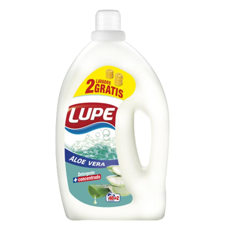 DETERGENTE  LUPE LIQ. ALOE VERA 40+2 LAV. 3 LITROS