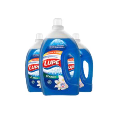 DETERGENTE  LUPE LIQ. CLASSIC 48+4 LAV.  3 LITROS