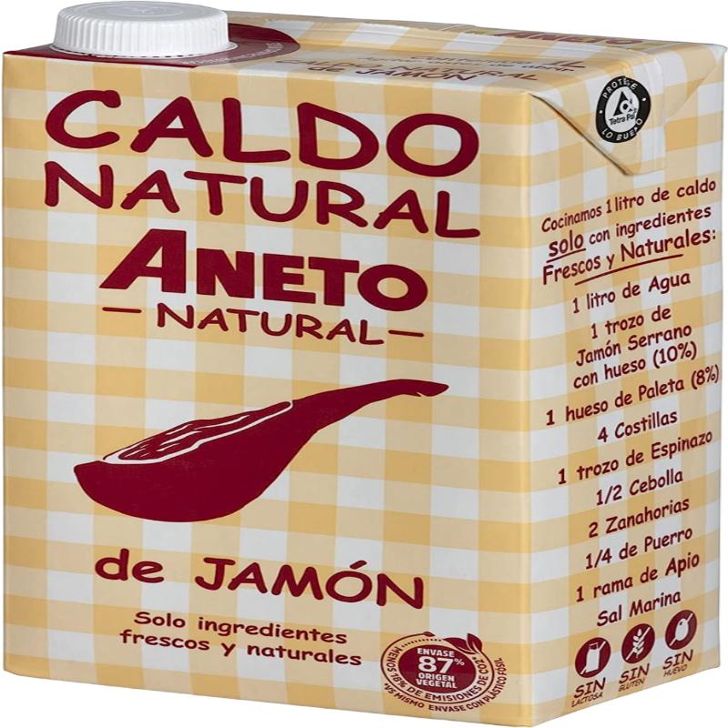 CALDO ANETO 100% NATURAL JAMON B/ 1 L