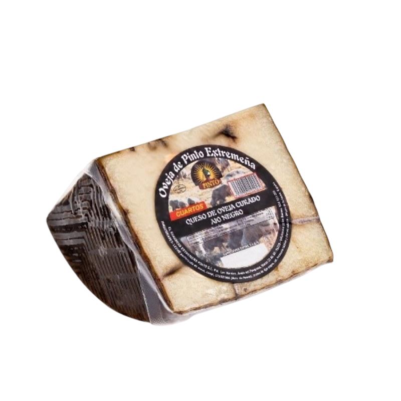 QUESO OVEJA RESERVA CON AJO NEGRO PINTO 1/4 X.KG