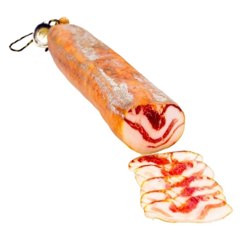 PANCETA IBERICA BELLOTA EMBUCHADA PINTO 450GR APRX