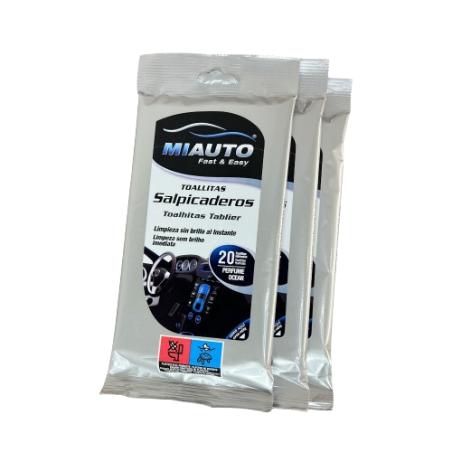TOALLITAS MIAUTO ESPECIAL SALPICADEROS P/20 UD