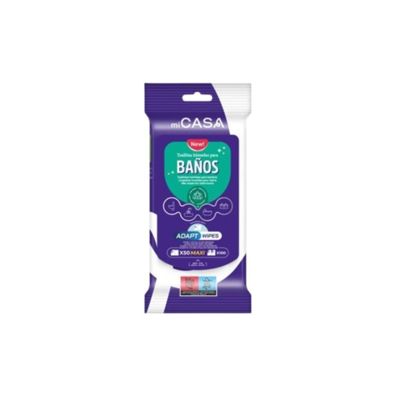 TOALLITAS MICASA ESPECIAL BAÑO MAXI P/50/100UD