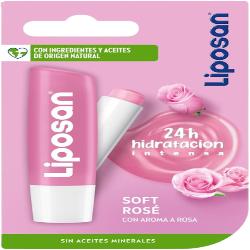 BALSAMO LABIAL LIPOSAN SOFT ROSE B/4,8 GR