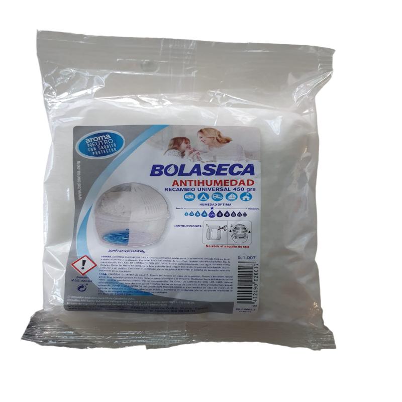 ANTIHUMEDAD RECAMBIO BOLASECA BOLSA 450GR