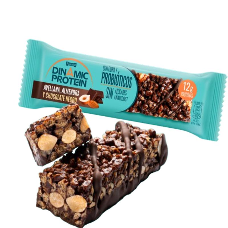 BARRITA PROTEIN DINAMIC CHOCO-NEGRO-AVE-ALM 50 GR