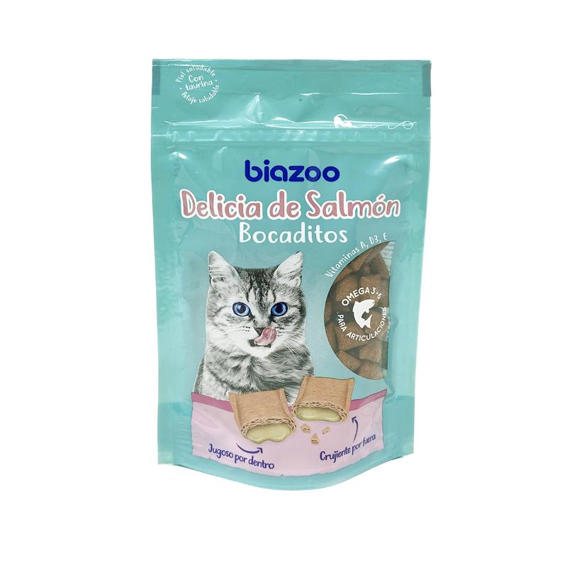 BIOZOO SNACK GATO BOCADITOS SALMON 60 GR
