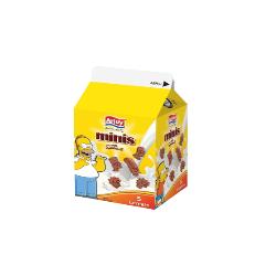 ARLUY MINI GALLETAS CHOCO/GOLD SIMPSONS BRIK 135GR