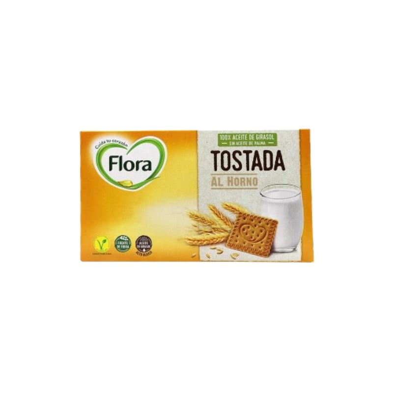 GALLETAS FLORA TOSTADA AL HORNO P/450GR