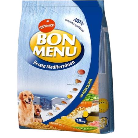 COMIDA PERROS BON MENU PREMIUM SACO 15 KG