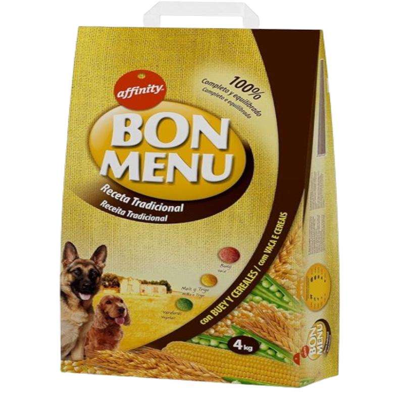 COMIDA PERROS BON MENU TRADICIONAL SACO 4 KG