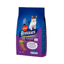 COMIDA GATOS BREKKIES ESTERILIZADOS B/3 KG