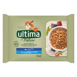 COMIDA GATOS PATE ULTIMA ESTER. CARNE P/ 4X85 GR