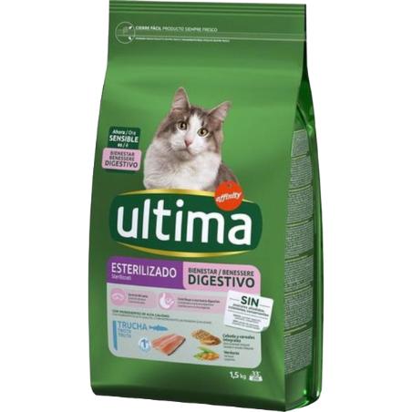 COMIDA GATOS ULTIMA ESTERILIZADO SENSIBLE B/1.5 KG