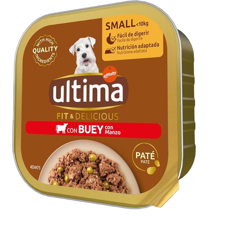 COMIDA PERRO PATE ULTIMA FIT DELI BUEY T/150G