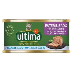 COMIDA GATOS PATE ULTIMA FIT DELI PESCADO T/85G