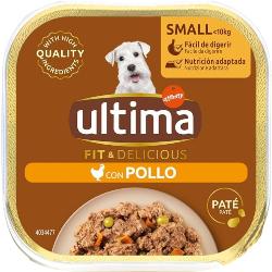 COMIDA PERRO PATE ULTIMA FIT DELI POLLO T/150G