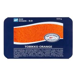 HUEVAS PEZ VOLADOR NARANJA TOBIKO CONG. 500 GRS