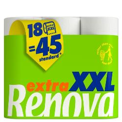 PAPEL HIGIENICO RENOVA XXL 18 45 ROLLOS