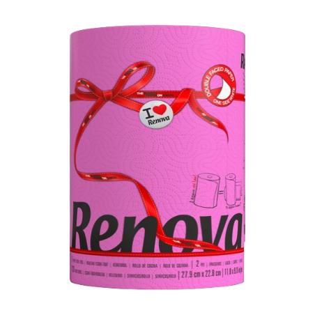 ROLLO COCINA RENOVA 2 CAPAS COLORES RED LABEL UD