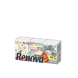 PAÑUELOS PAPEL RENOVA DESIGN POCKET P/6 UD