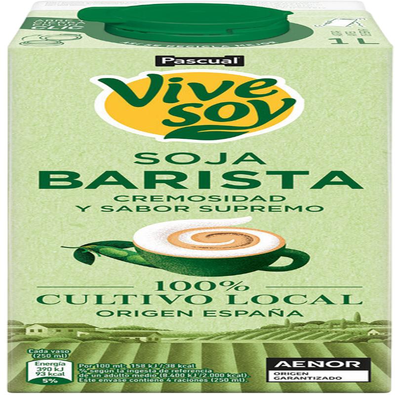 VIVESOY BARISTA BEBIDA DE SOJA BRICK-1 L