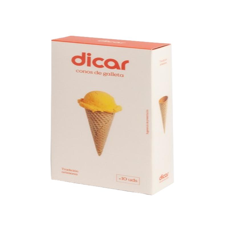 CONO GALLETA HELADO DICAR EST/10 UD