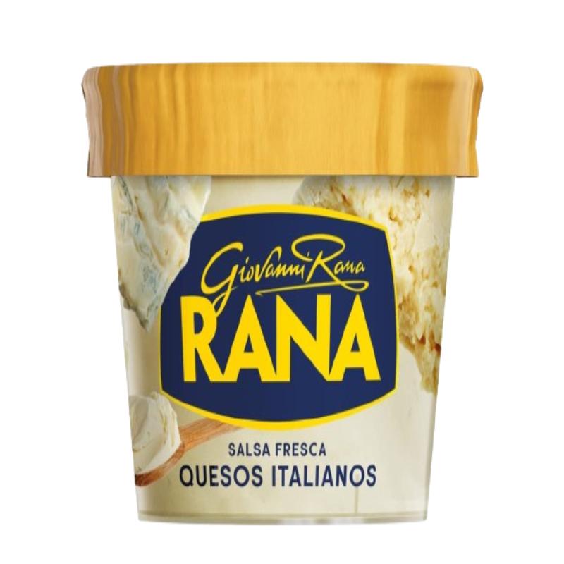 SALSA RANA REFRIGERADA QUESOS ITALIANOS B/180 GR