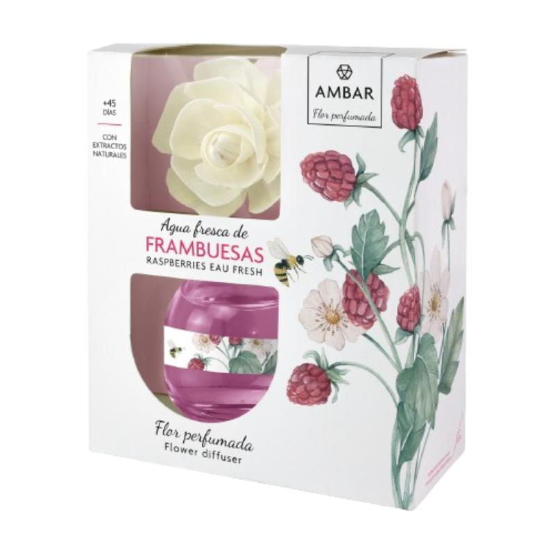 AMBIENTADOR AMBAR FLOR FRAMBUESA B/60 ML
