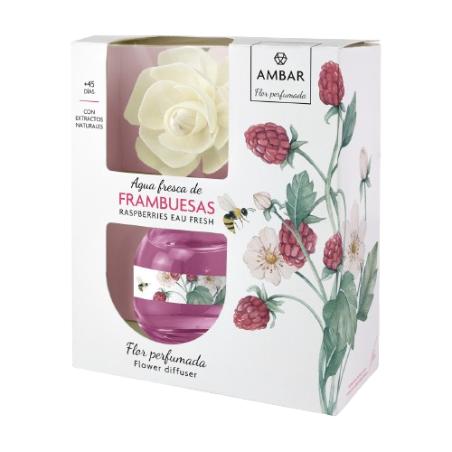 AMBIENTADOR AMBAR FLOR FRAMBUESA B/60 ML