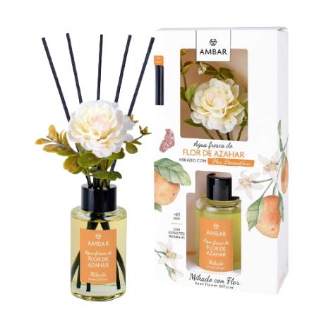 AMBIENTADOR AMBAR MIKADO-FLOR AZAHAR B/75 ML