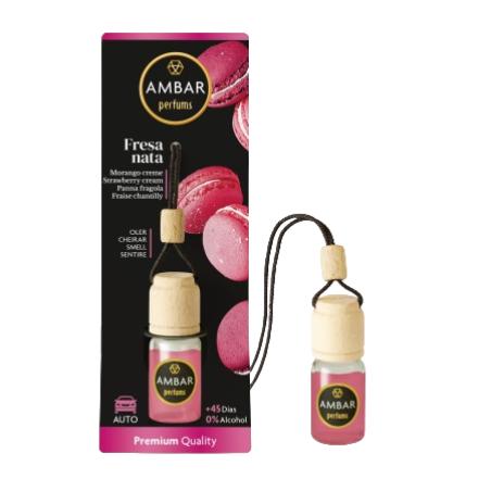 AMBIENTADOR AMBAR COCHE FRESA NATA B/6.5ML