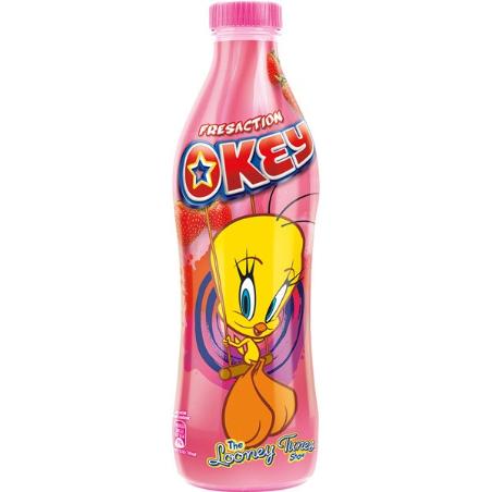 BATIDO FRESA OKEY BOT-PET 750.M.L.