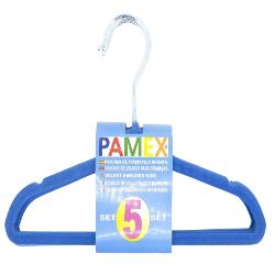 PERCHAS TERCIOPELO PAMEX INFANTIL PACK-5 UD