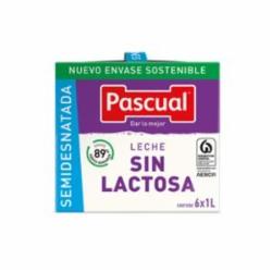 LECHE PASCUAL SIN LACTOSA SEMI-D.BRICK-1.L.