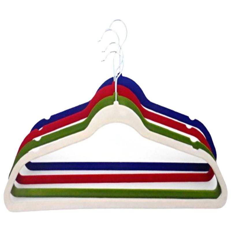 PERCHAS TERCIOPELO PAMEX COLORES PACK-4 UD