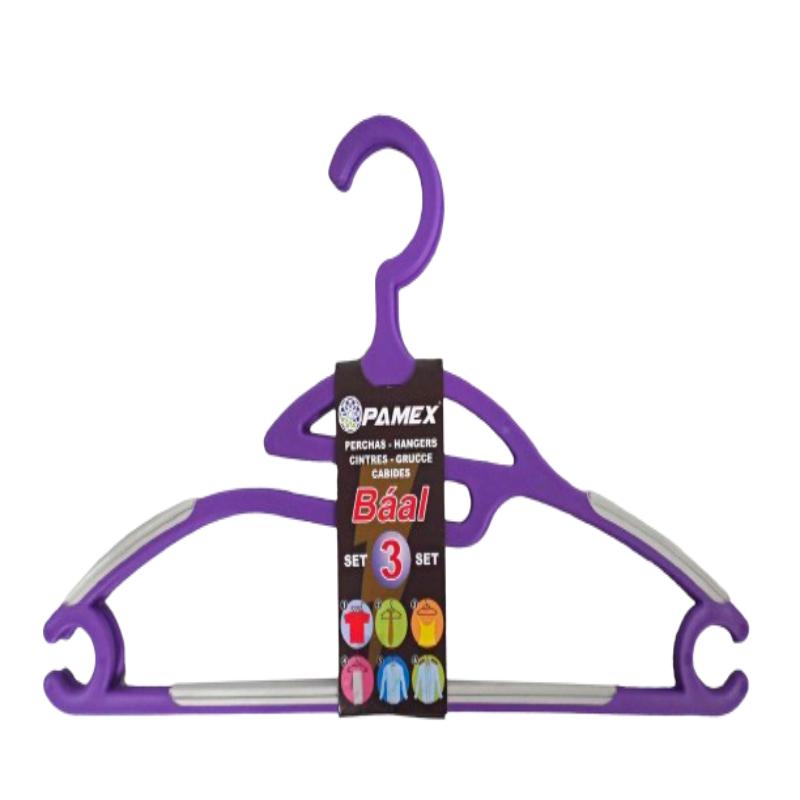 PERCHAS PLASTICO PAMEX PACK-3 UD