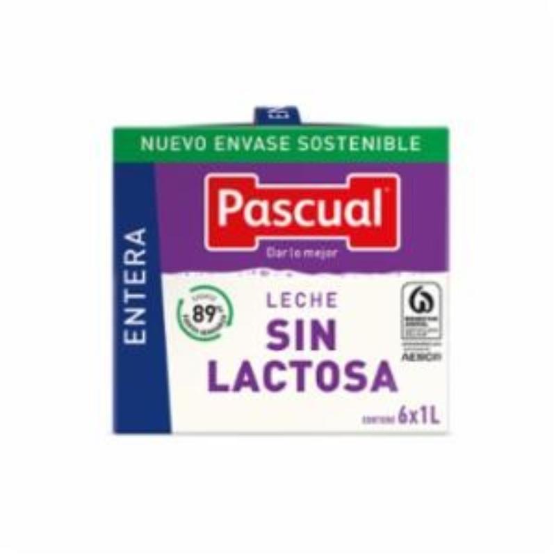 LECHE PASCUAL SIN LACTOSA ENTERA BRICK-1 L