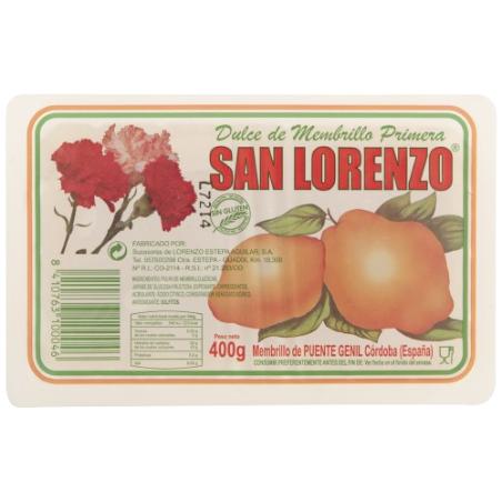 MEMBRILLO PRIMERA SAN LORENZO T/400 GR