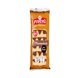 S/GLUTEN PROCELI BIZCOCHO MARMOLADO 4 UD P/120 GR
