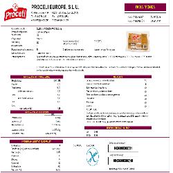 S/GLUTEN PROCELI PAN MOLDE SANDWICH CLASI P/280 GR
