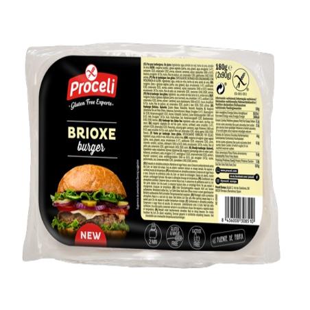 S/GLUTEN PROCELI PAN BURGUER BRIOXE PACK 2 UD