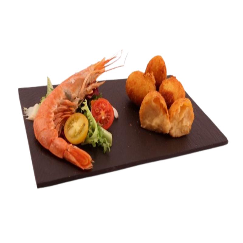 CROQUETA DE FER GAMBON AL AJILLO 12 UD B/400.GR.