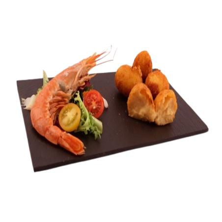 CROQUETA DE FER GAMBON AL AJILLO 12 UD B/400.GR.