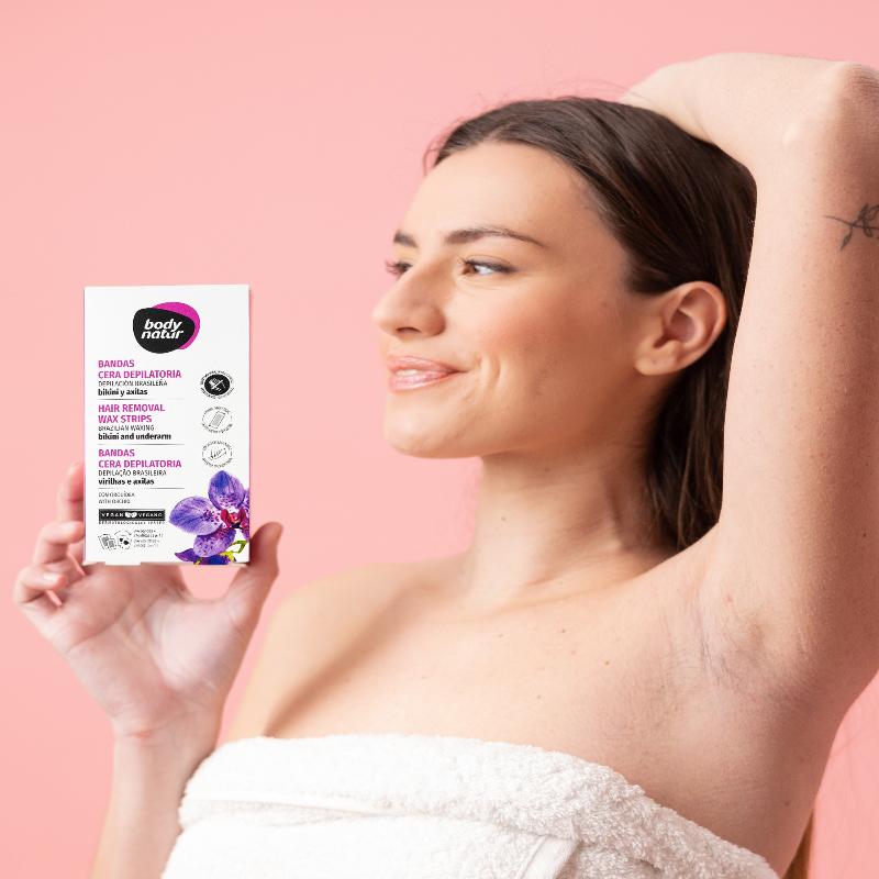DEPILADOR BODYNATUR BANDAS BIKINI-AXILAS P/12 UD