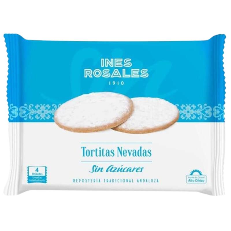 TORTITAS NEVADAS INES ROSALES S/AZ 120GRS P/4 UD
