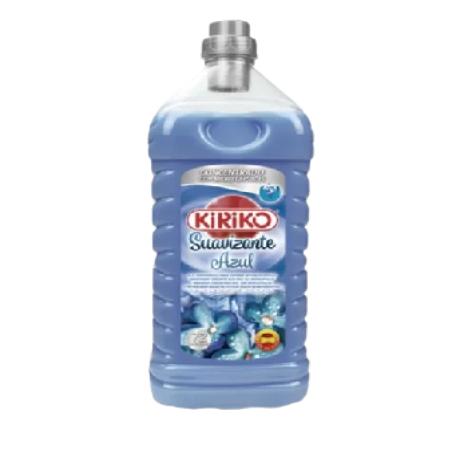 SUAVIZANTE KIRIKO AZUL 72 DOSIS BOTELLA 2 LITROS