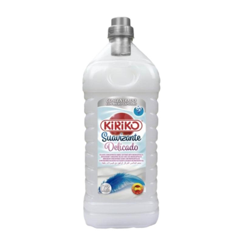SUAVIZANTE KIRIKO DELICADO 72 DOSI BOTELLA 2 LITRO